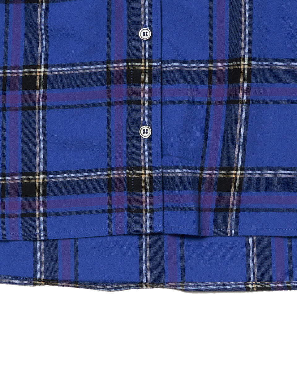 新品タグ付新品　ビエラチェックルーズシャツ　ブルー　フリーサイズ 78022748b_b_50_500.jpg