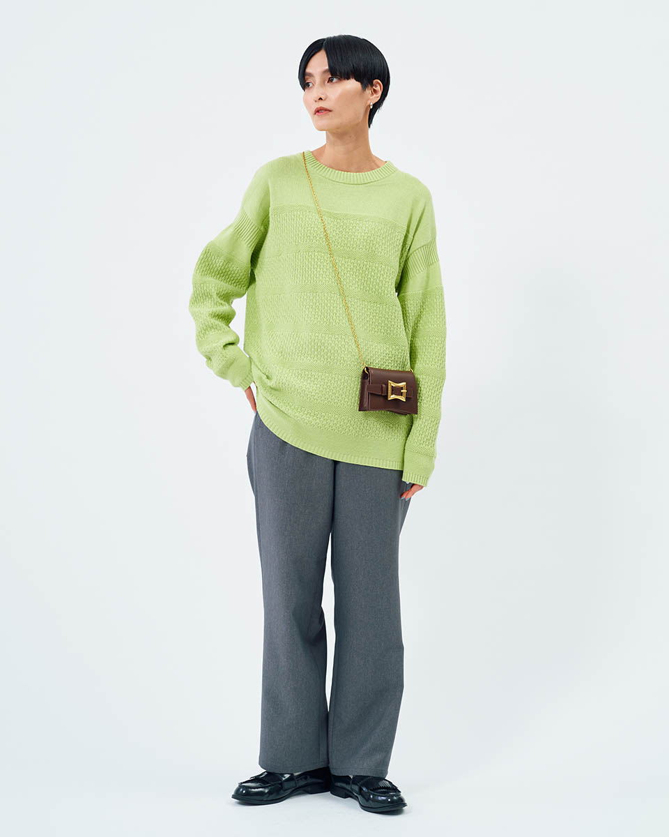 手洗い可能】地柄編みクループルオーバー | JANTZEN Official Brandsite