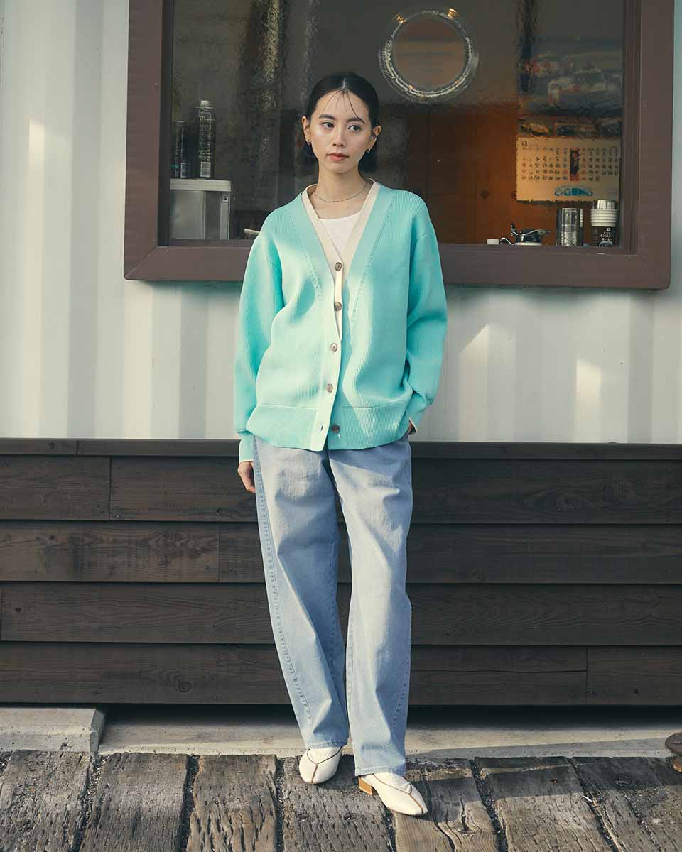フェイクレイヤードカーディガン | JANTZEN Official Brandsite