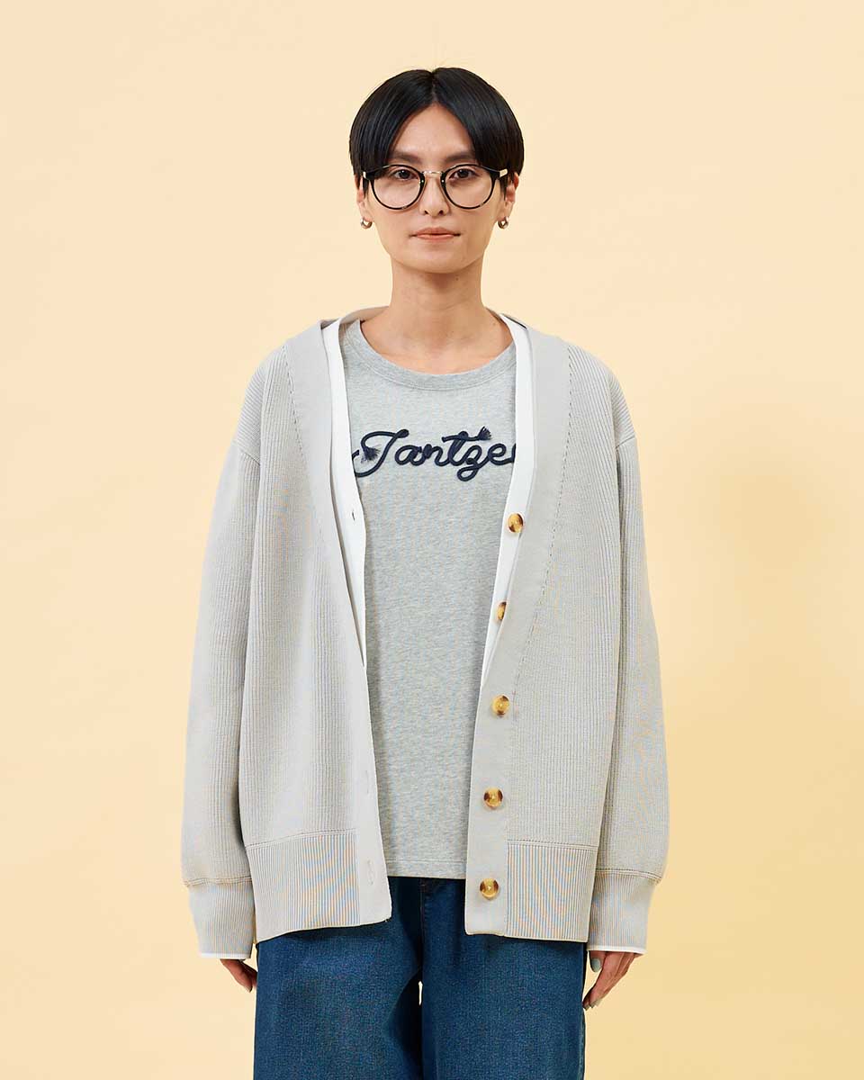 フェイクレイヤードカーディガン | JANTZEN Official Brandsite フェイクレイヤードカーディガン | JANTZEN Official Brandsite