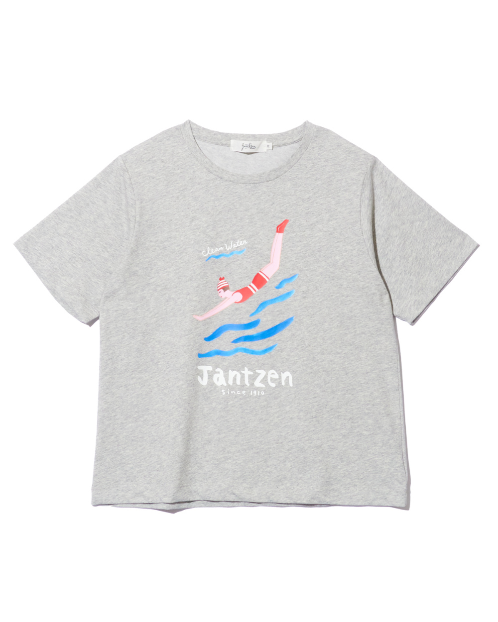 吸水速乾/接触冷感】＜コラボプリントT>DIVING GIRL Tシャツ