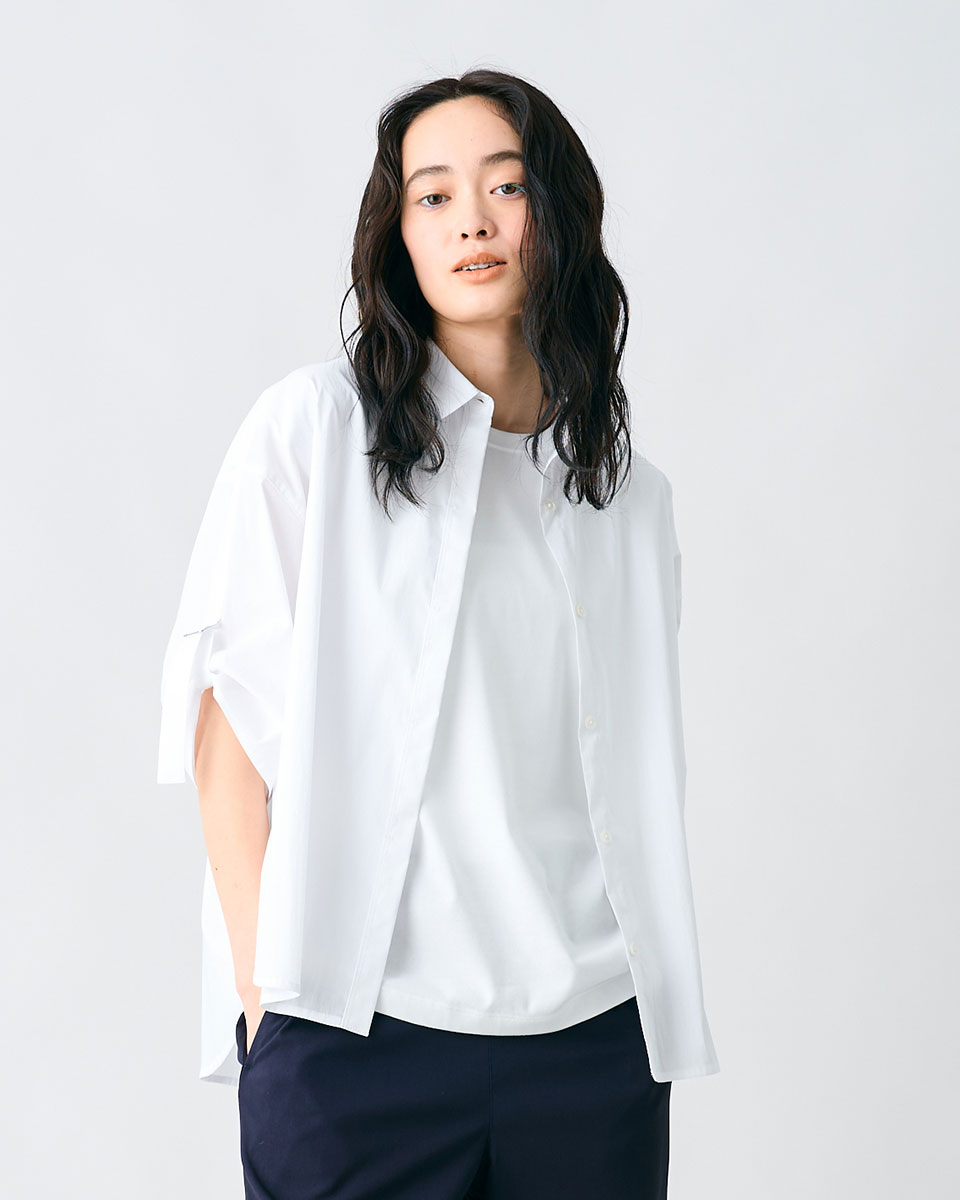 ショートスリーブシャツJK DENIM DELIGHT DAYS】ガーゼオープンカラーショートスリーブ