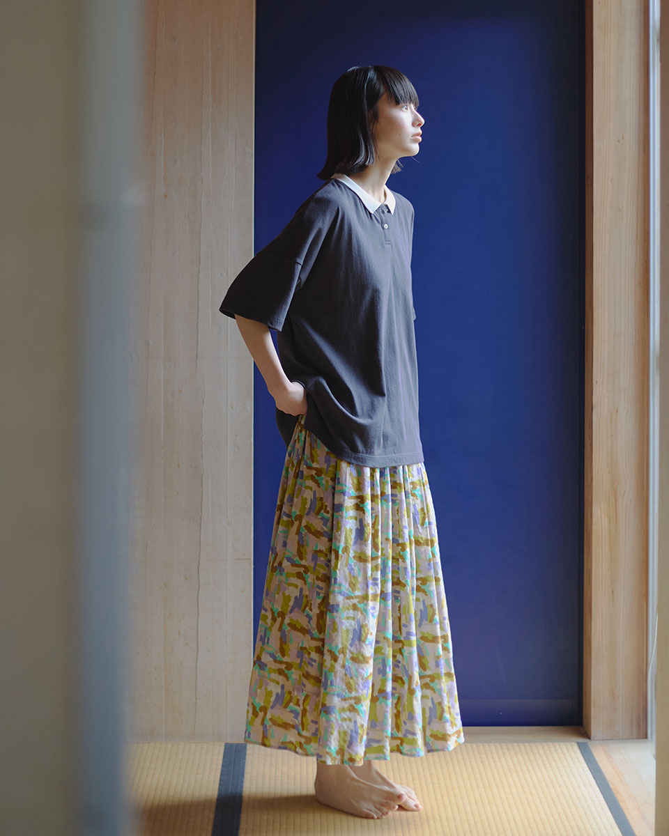 プリントギャザースカート | JANTZEN Official Brandsite