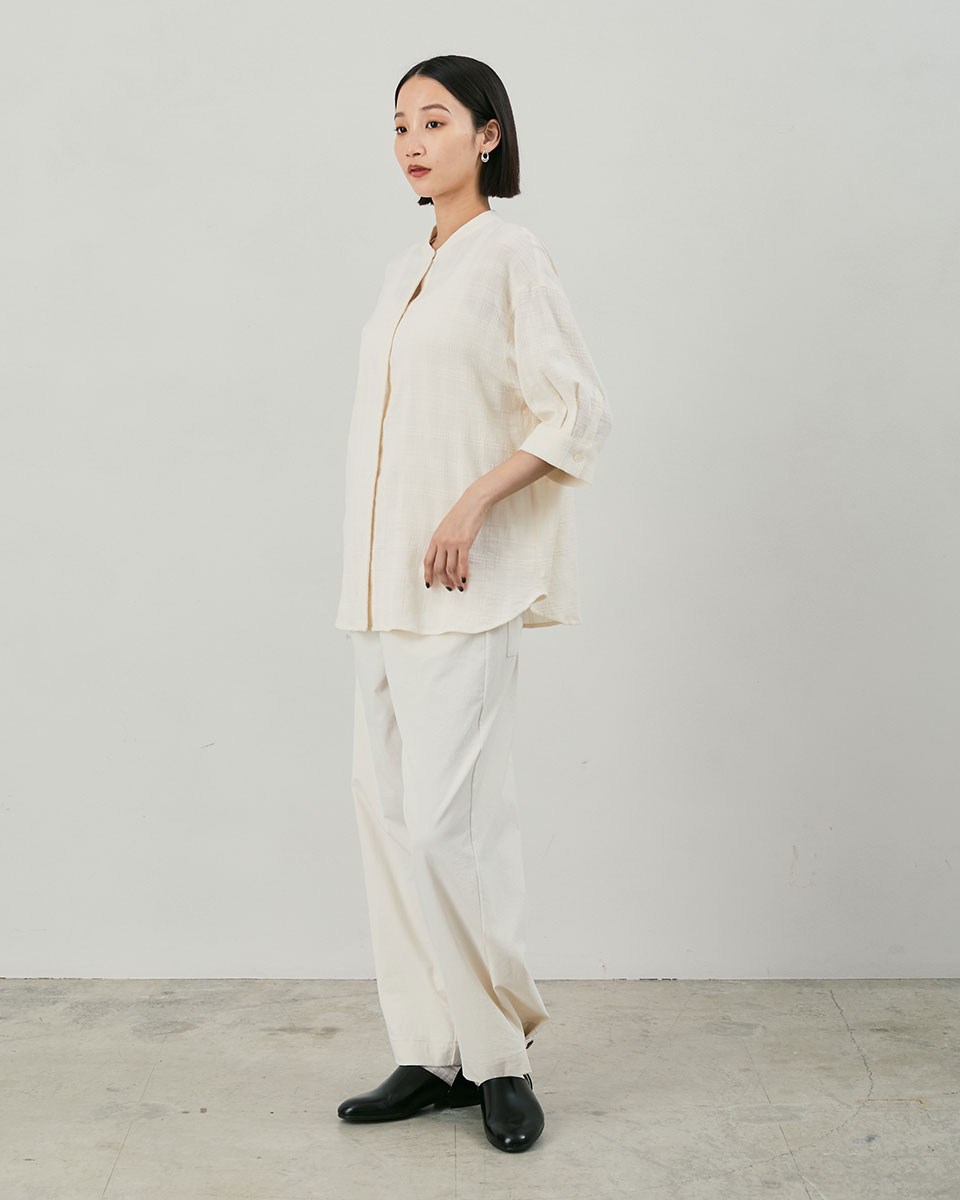 チェックシャトーブラウス シャドーチェックブラウス | JANTZEN Official Brandsite