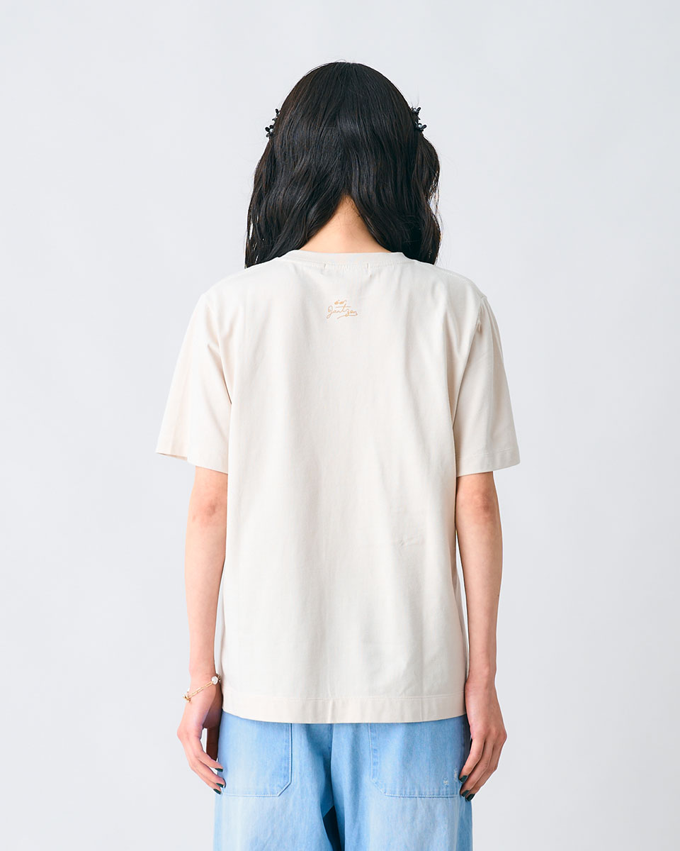 SEA NY★コットンジャージーサリーTシャツ ホワイト★送関込み Lサイズ】コットンジャージーカットソー｜カットソー｜KEITH L
