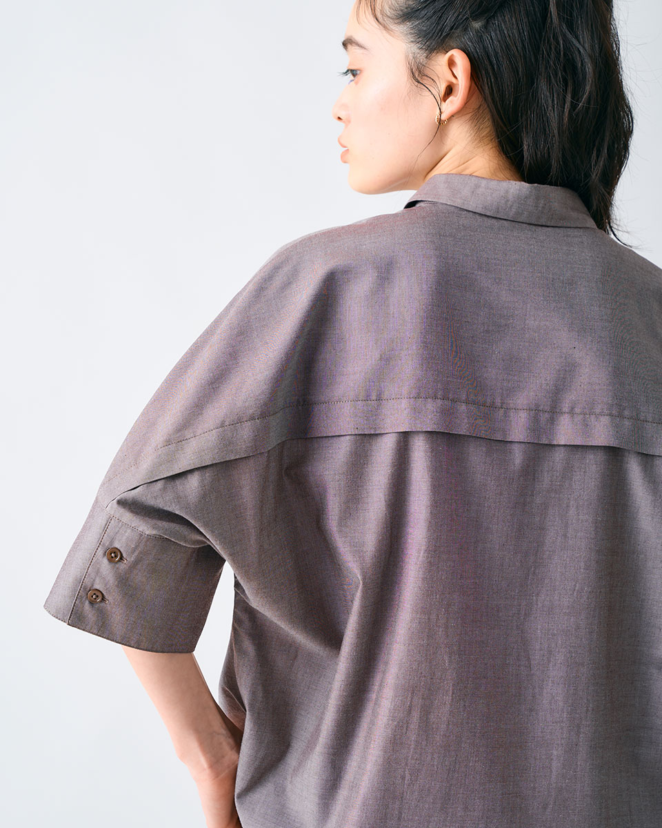 J6330 美品 フィナモレ シモーネ バーリシャンブレーシャツ 16.5/42 シャンブレーシャツ | JANTZEN Official Brandsite