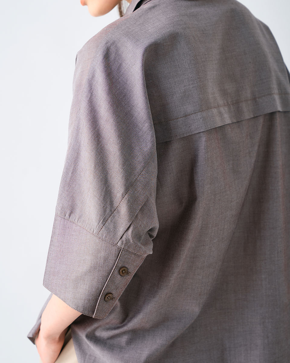 J6330 美品 フィナモレ シモーネ バーリシャンブレーシャツ 16.5/42 シャンブレーシャツ | JANTZEN Official Brandsite