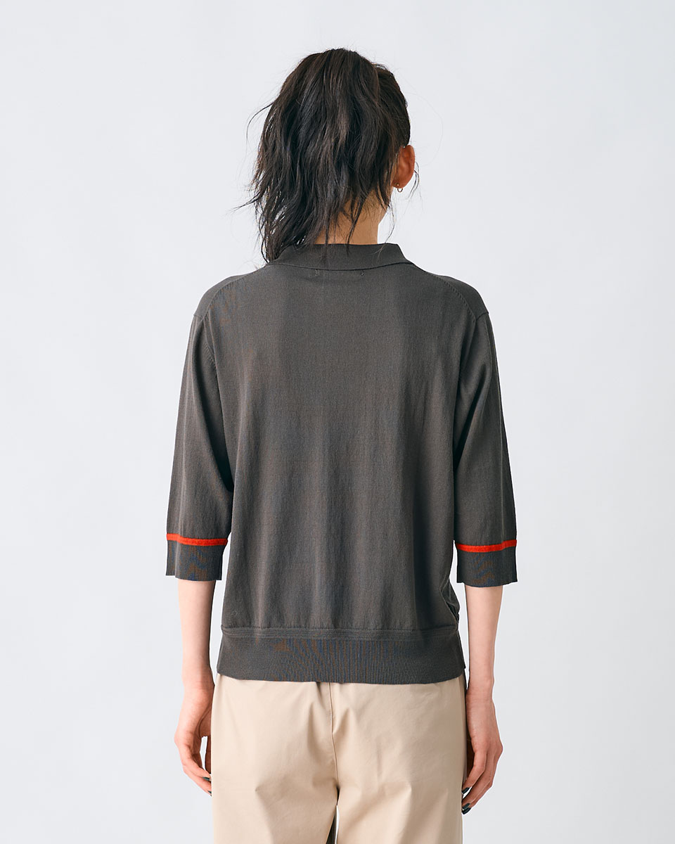 bottニットポロ BoTT - 【残り一点】Flower S/S Knit Polo | ACRMTSM ONLINE STORE