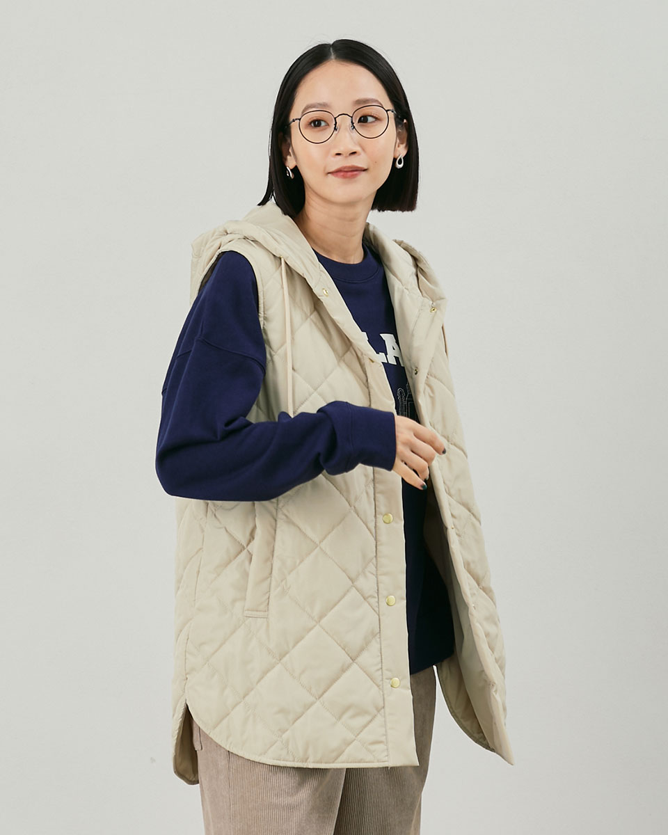 カポック混中綿】中綿フードベスト | JANTZEN Official Brandsite