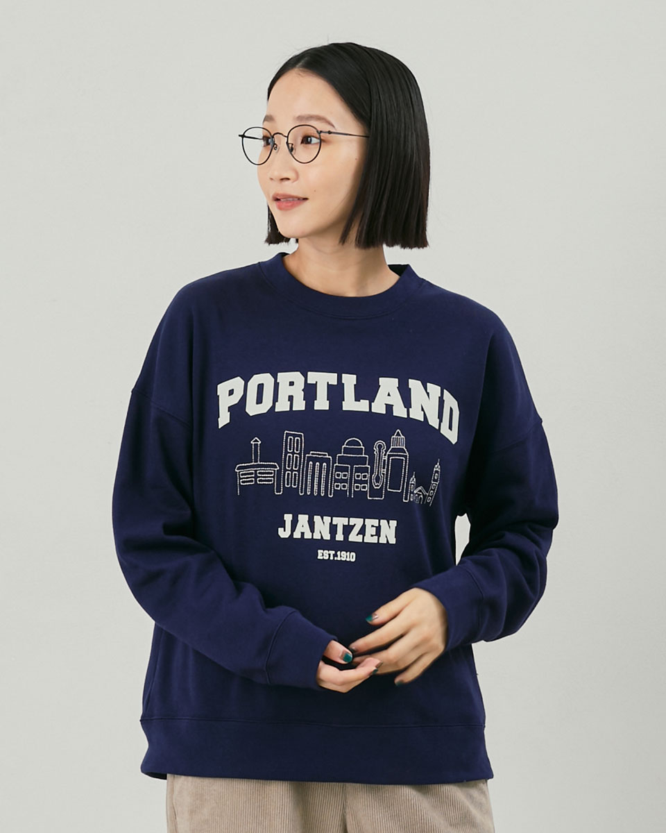 ミニ裏毛ロゴスウェット | JANTZEN Official Brandsite