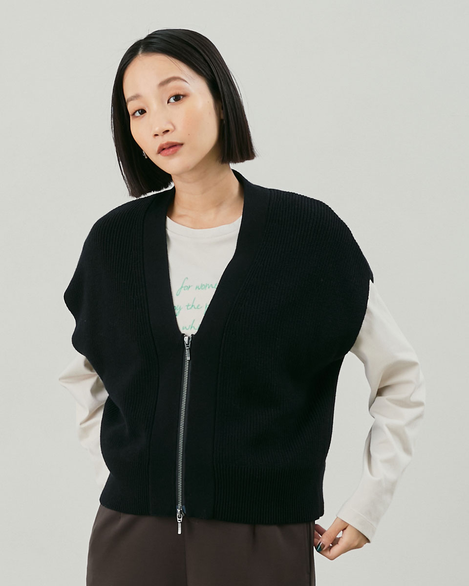 高級コカパーニ&ストラネス　素敵なセットアップ 片畦×天竺ダブルジップベスト | JANTZEN Official Brandsite
