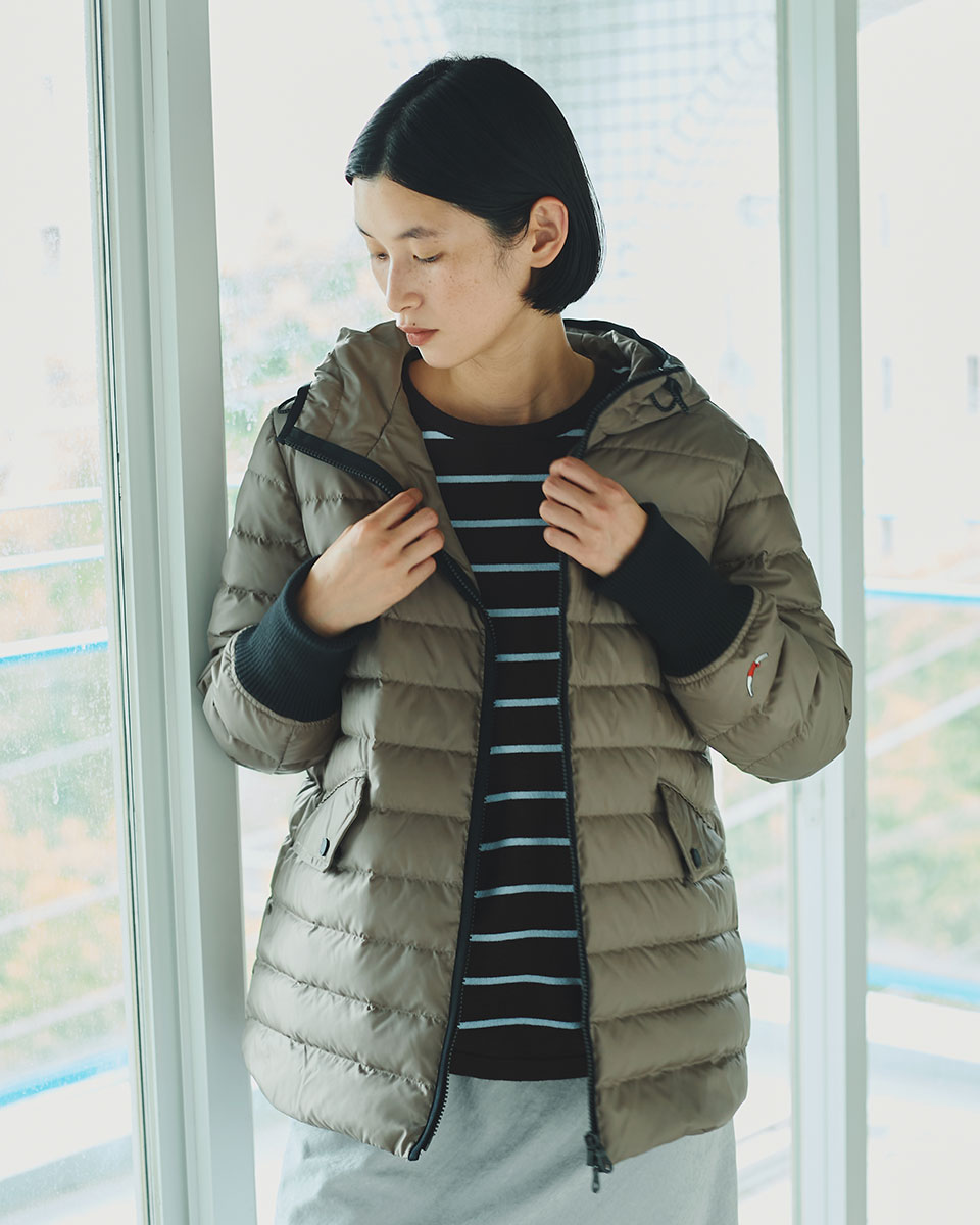 リサイクルダウン】【撥水】フードダウンジャケット | JANTZEN