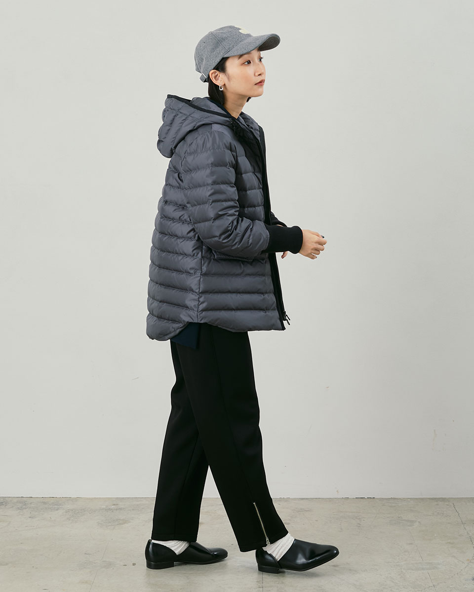 新品★WATERANDWINDPROTECTIONベルト付フードダウンジャケット HERNO (ヘルノ) GORE-TEX INFINIUM WINDSTOPPER フード着脱 撥水