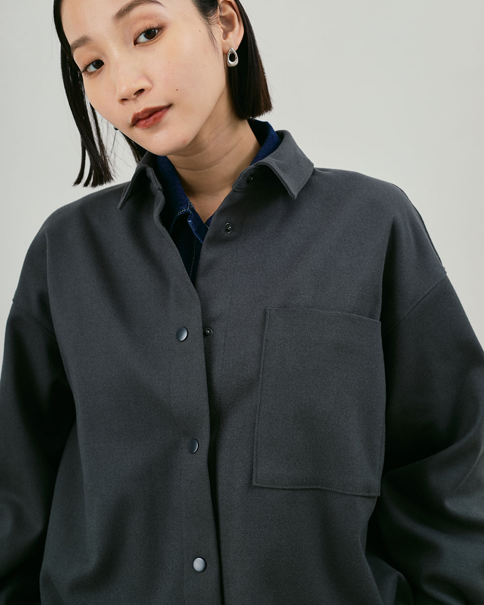 あさくら　STONE  シャツジャケット ストレッチシャツアウター | JANTZEN Official Brandsite