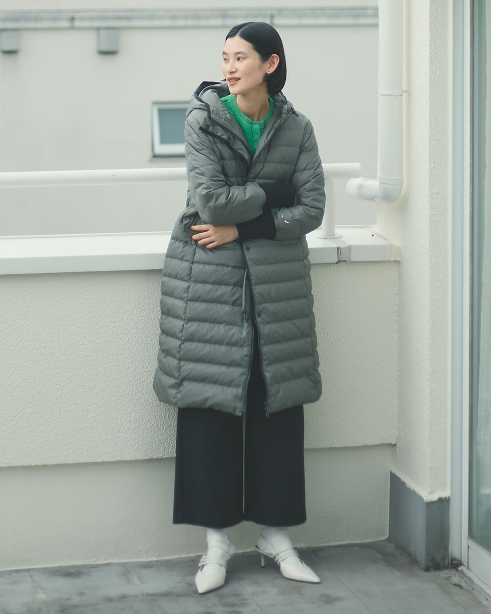 リサイクルダウン】フードロングダウンコート | JANTZEN Official