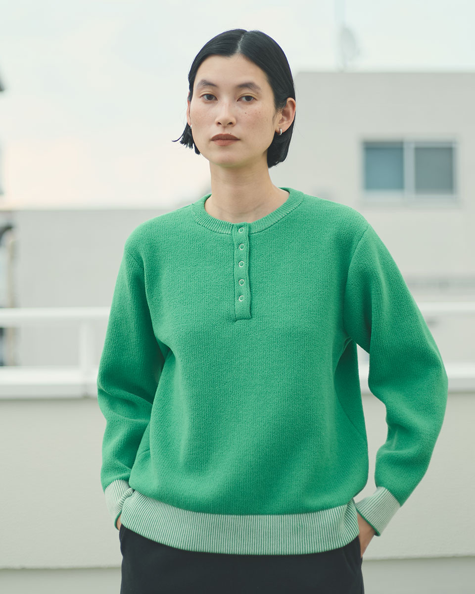 モールヤーンプレーティングプルオーバー | JANTZEN Official Brandsite