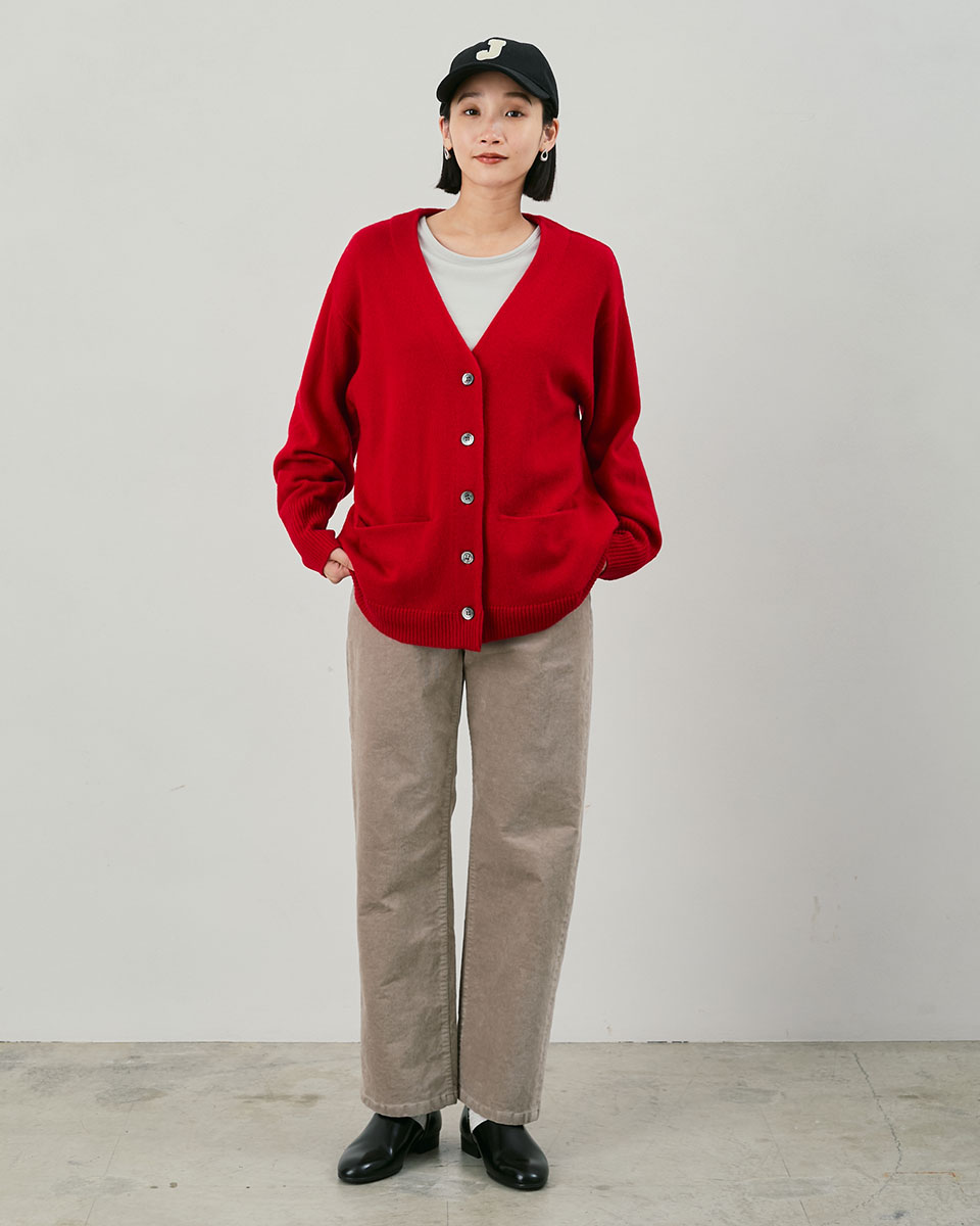 ウォッシャブルラムVネックカーディガン | JANTZEN Official Brandsite