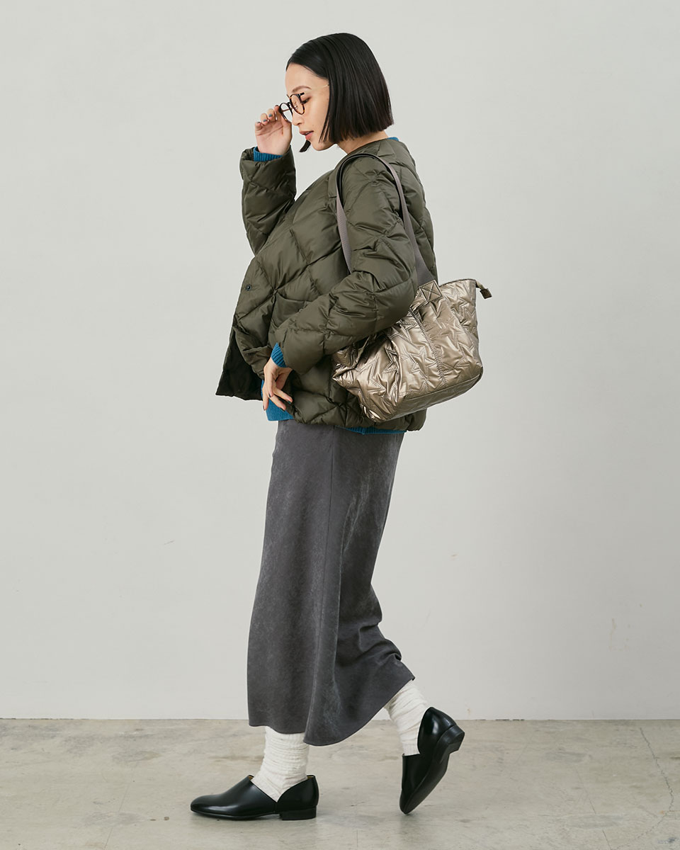 星柄キルティング ダブルハンドルトート | JANTZEN Official Brandsite