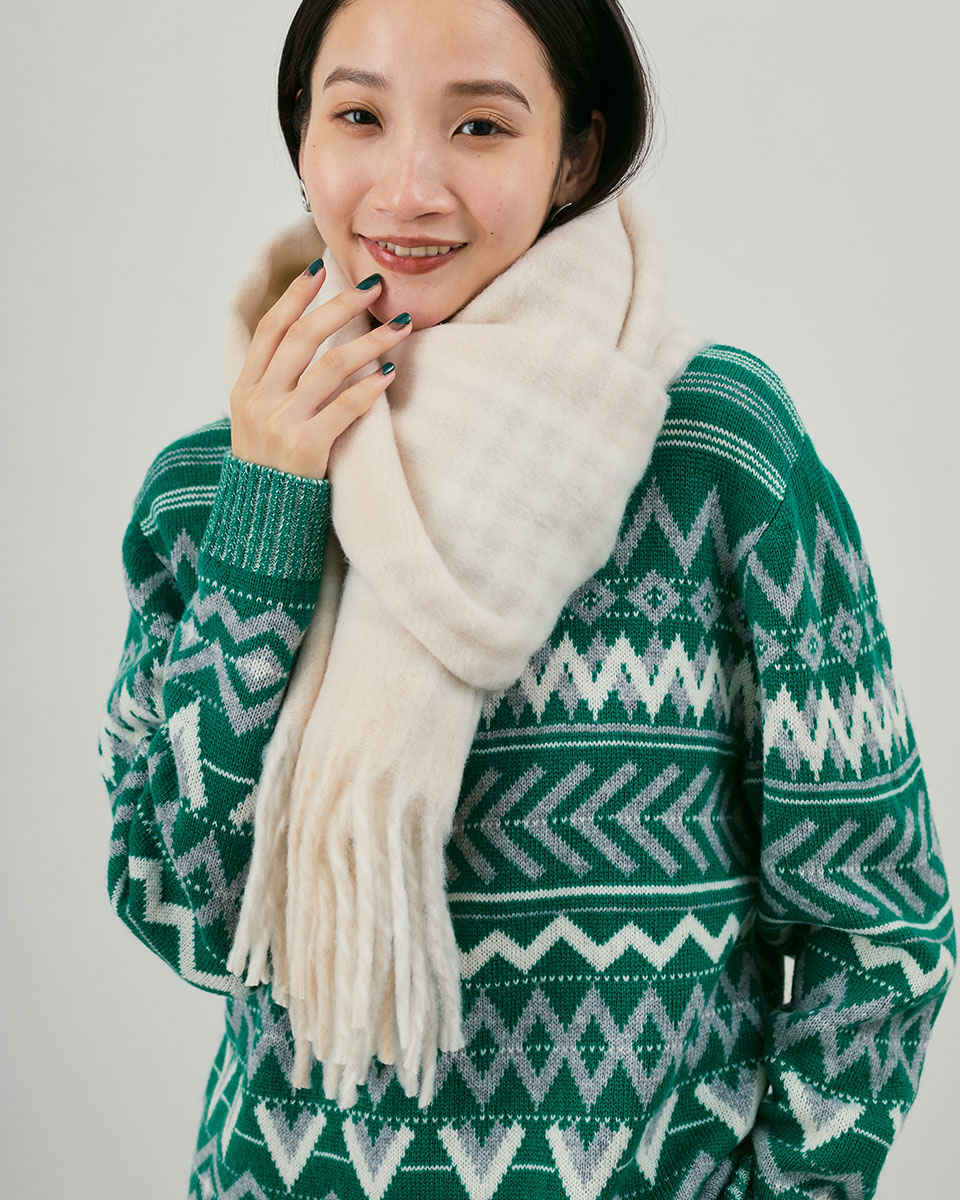 ソフトタッチカラーチェックマフラー | JANTZEN Official Brandsite