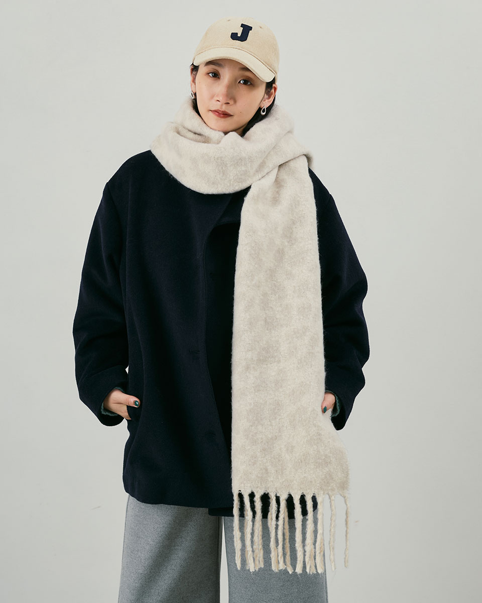 ループヤーンジャカードレオパードマフラー | JANTZEN Official Brandsite