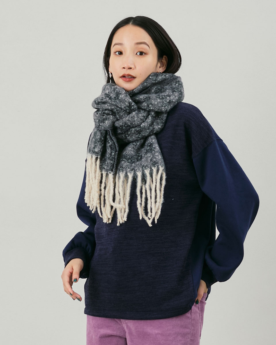 ループヤーンジャカードレオパードマフラー | JANTZEN Official Brandsite